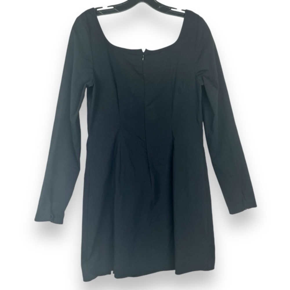 Bershka Size‎ Large Black Dress Goth Witchy Festival Dark Coquette Office Siren - Picture 3 of 9